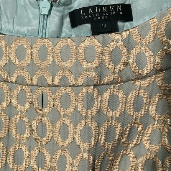 Lauren Ralph Lauren Sleeveless Sheath Metallic Dress - Picture 4 of 7